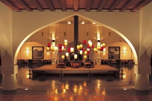 Reception area at the Chedi