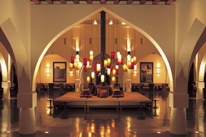 Reception area at the Chedi
